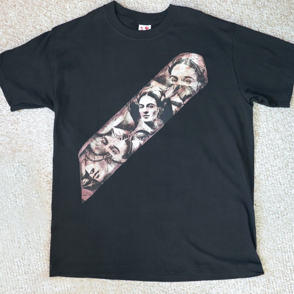 Rare Vintage Frida Kahlo Mexican Painter Artist Skater Hip Hop Graphic T-Shirt L
